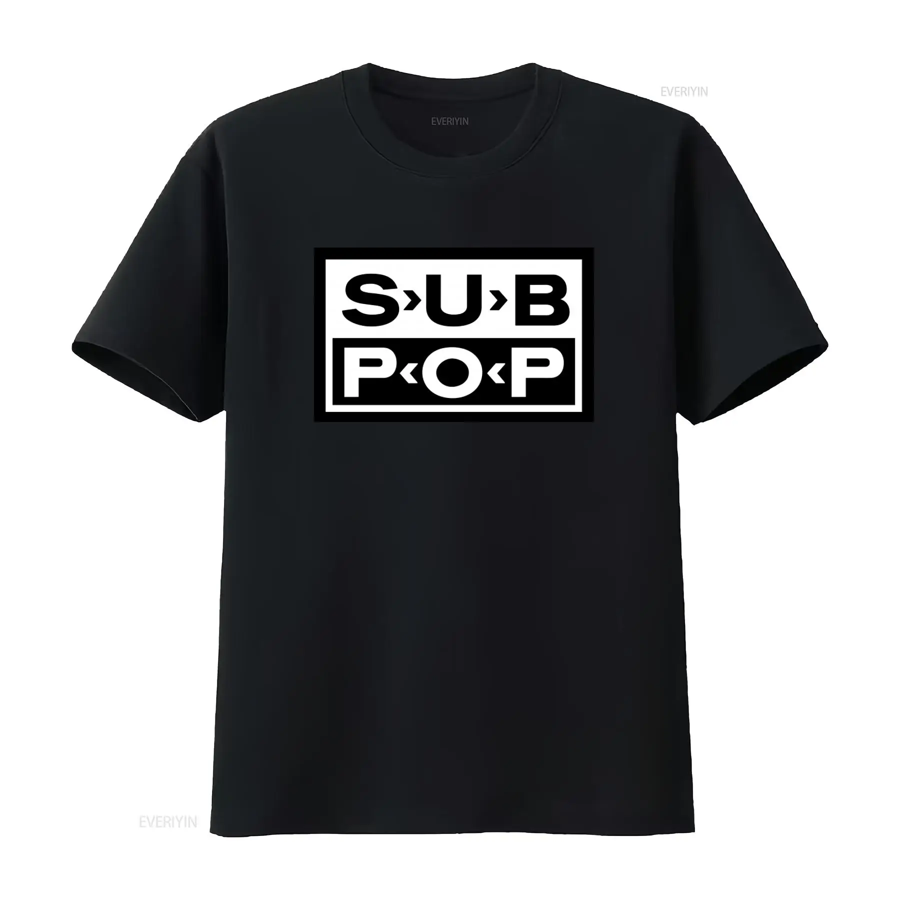 Vintage Fashion Logo - T-shirt con logo Sub Pop nera