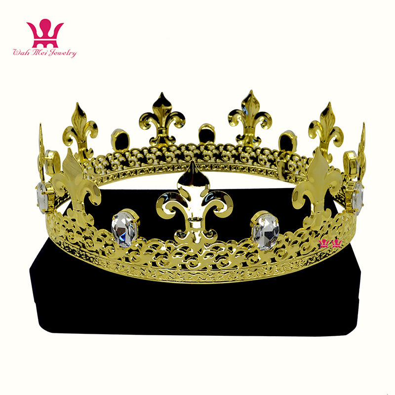 Vintage Fashion Queen - Corona Imperiale Dorata per Uomo e