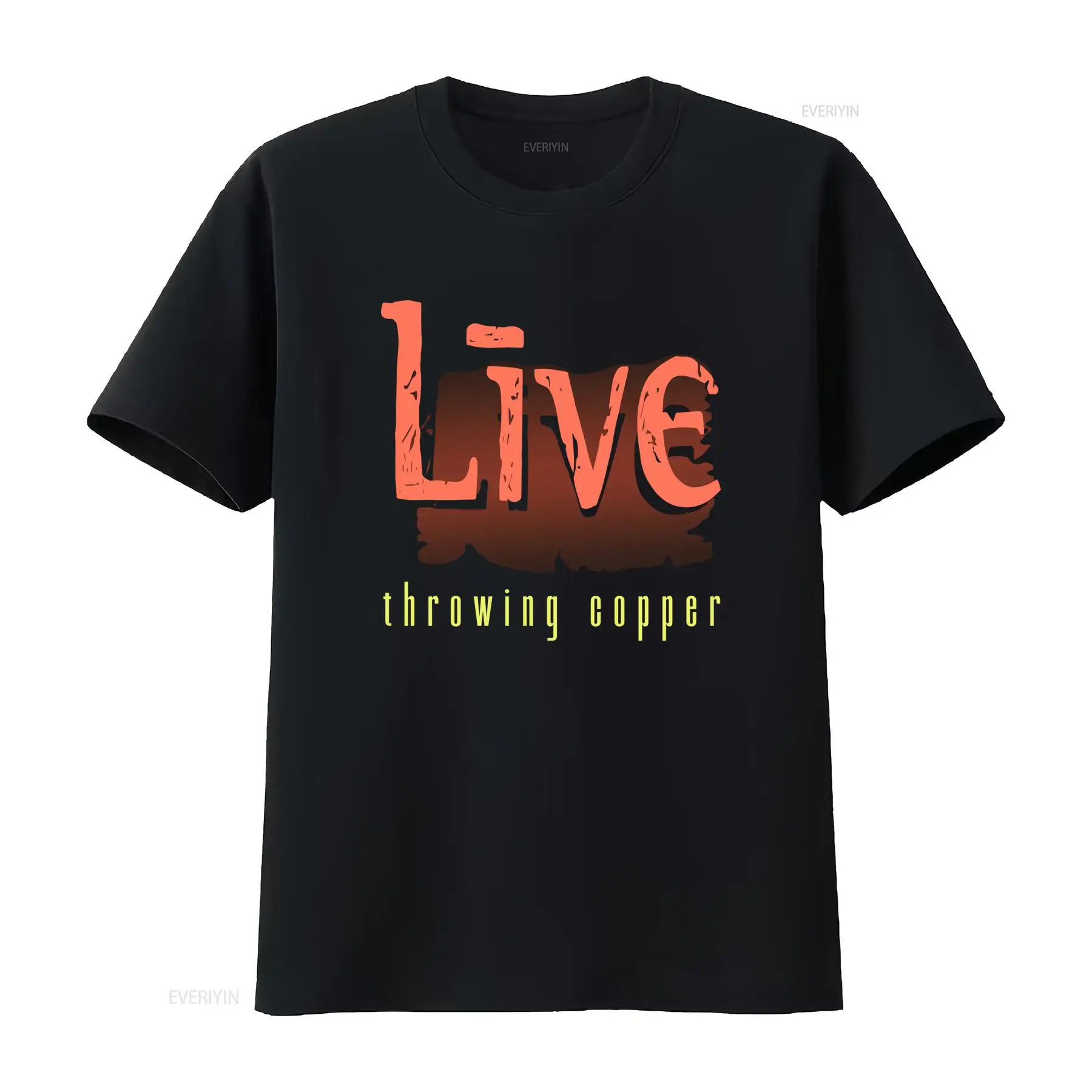 Vintage Fashion Knitwear - Maglietta vintage 1994 Live Throwing Copper