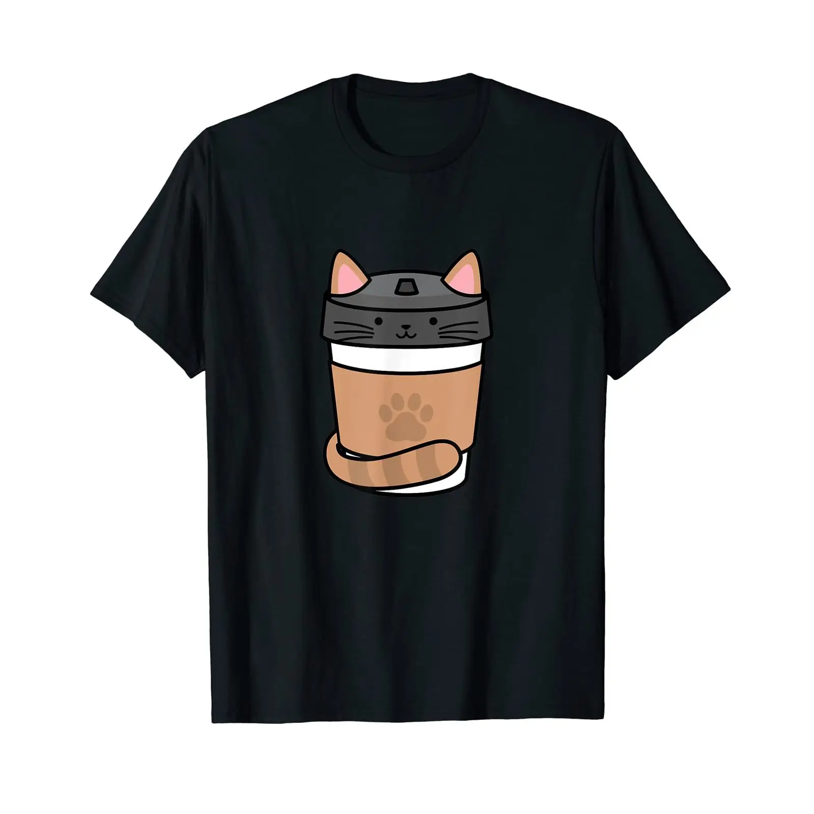 Vintage Fashion Jobs - T-shirt vintage con gatto che beve