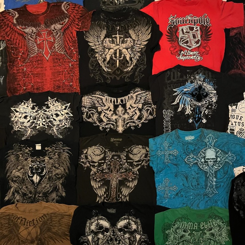 Vintage Fashion Market - T-shirt da uomo Flea Market Affliction