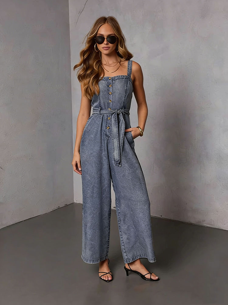 Vintage Fashion Jeans - Tute in denim vintage da donna