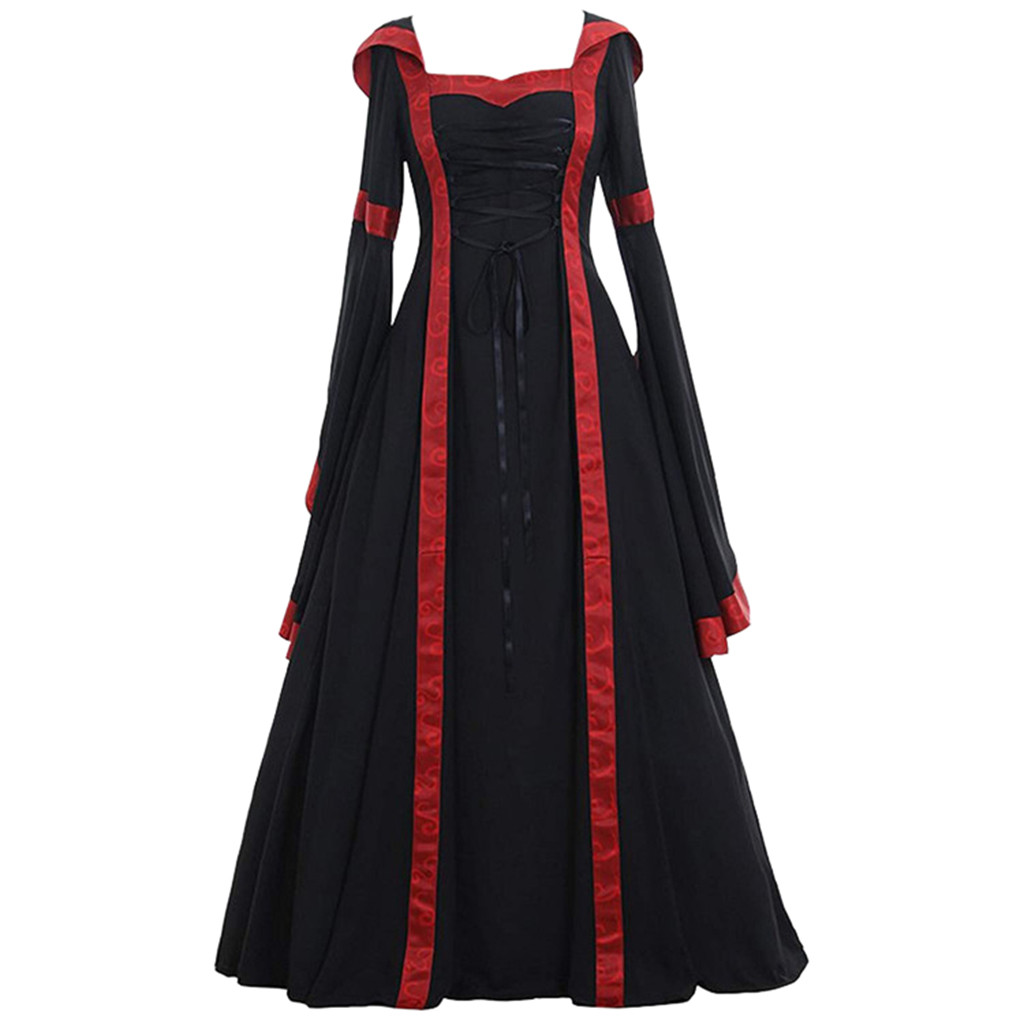 Vintage Fashion Queen - Abito da donna per Halloween, grande