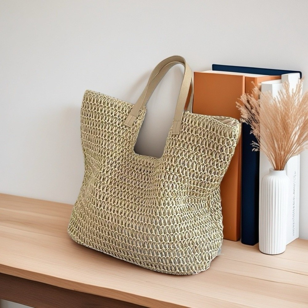Vintage Fashion Market - Borsa a Tracolla in Paglia Stile