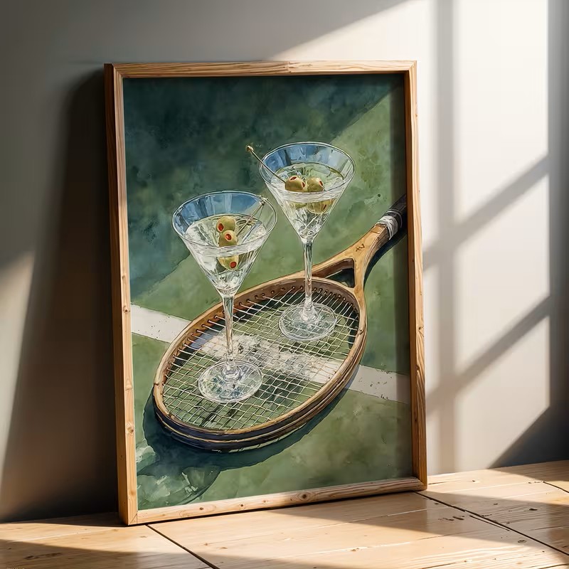 Vintage Fashion Art - Poster vintage con tema del club