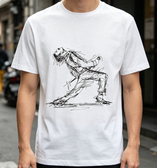 Vintage Fashion Queen - T-shirt con stampa Queen Freddie Mercury