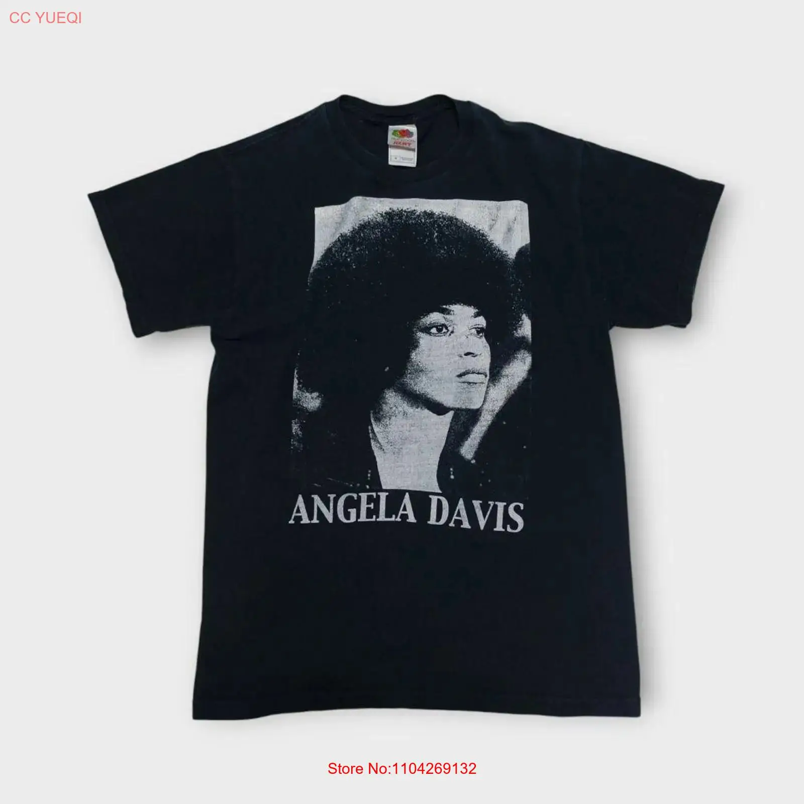 Vintage Fashion Knitwear - Rara maglietta Angela Davis anni '90