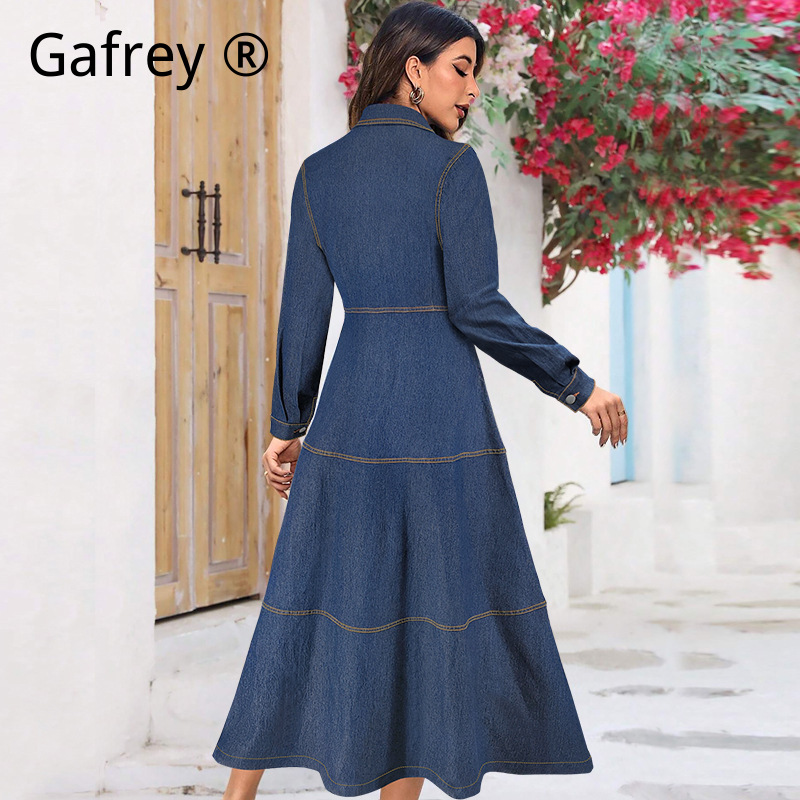 Nuovo Vestito Lungo in Jeans a - Vintage Fashion Jeans recensione e prezzo