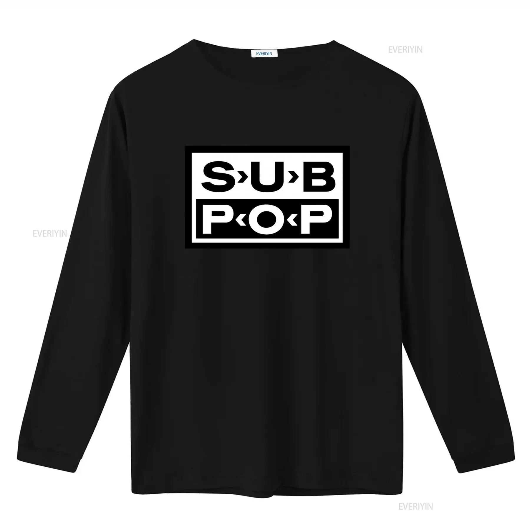 T-shirt con logo Sub Pop nera  - Vintage Fashion Logo recensione e prezzo