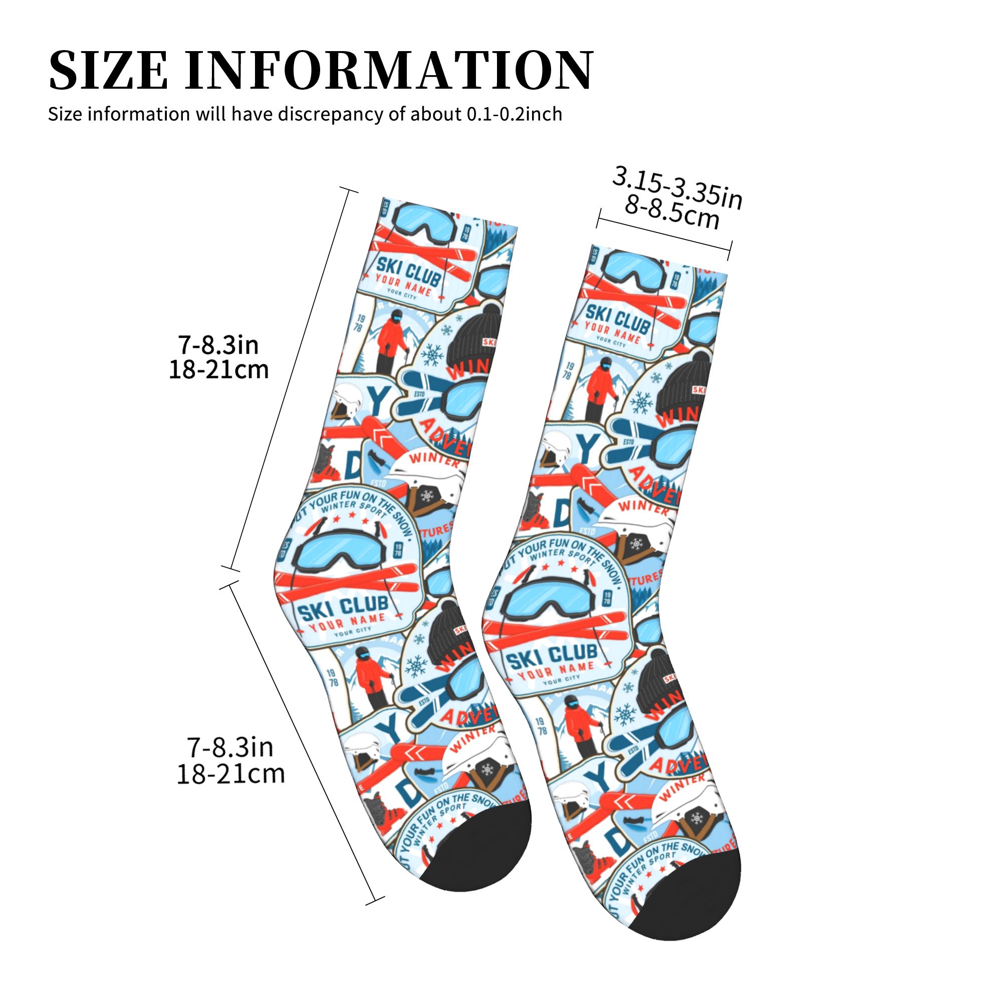 Calzini vintage rosso blu Ski  - Vintage Fashion For Men recensione e prezzo