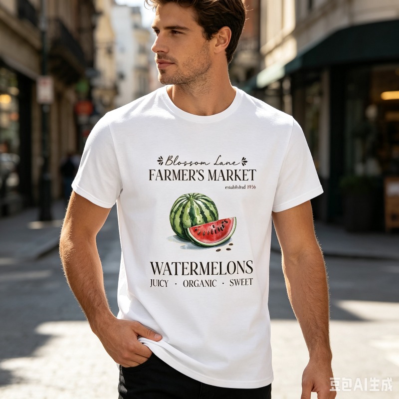T-shirt Watermelon Farmer Mark - Vintage Fashion Market recensione e prezzo