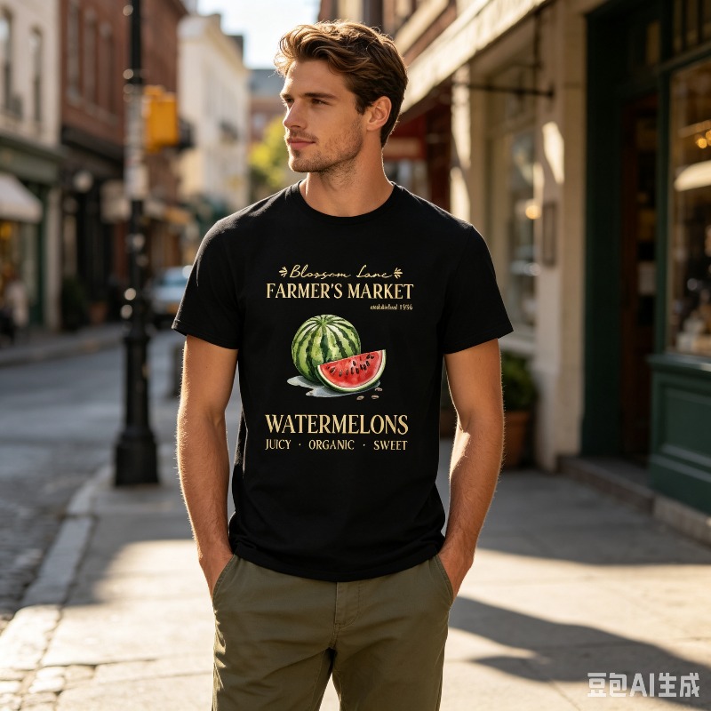 T-shirt Watermelon Farmer Mark - Vintage Fashion Market recensione e prezzo