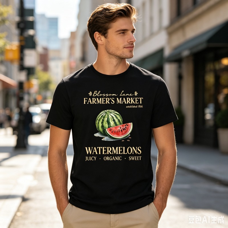 T-shirt Watermelon Farmer Mark - Vintage Fashion Market recensione e prezzo