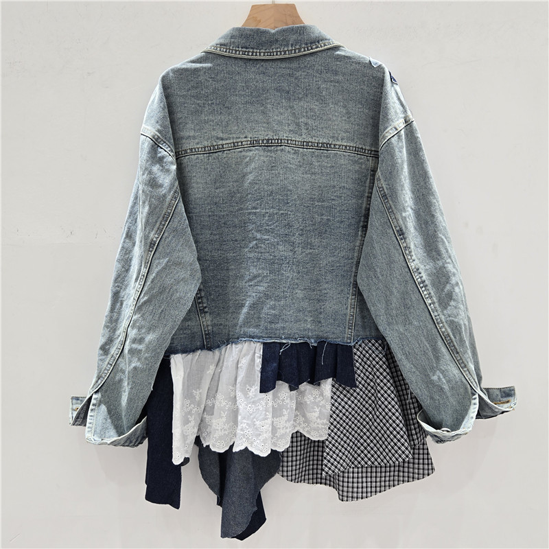 SuperAen Autunno 2025 Nuove gi - Patchwork Jean Jacket recensione e prezzo