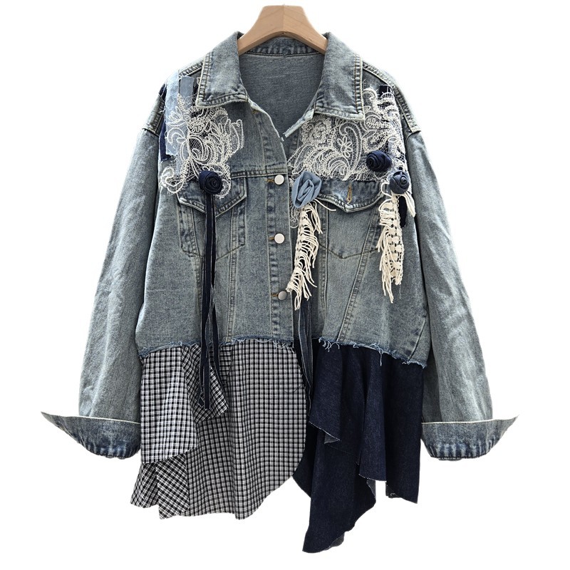 SuperAen Autunno 2025 Nuove gi - Patchwork Jean Jacket recensione e prezzo