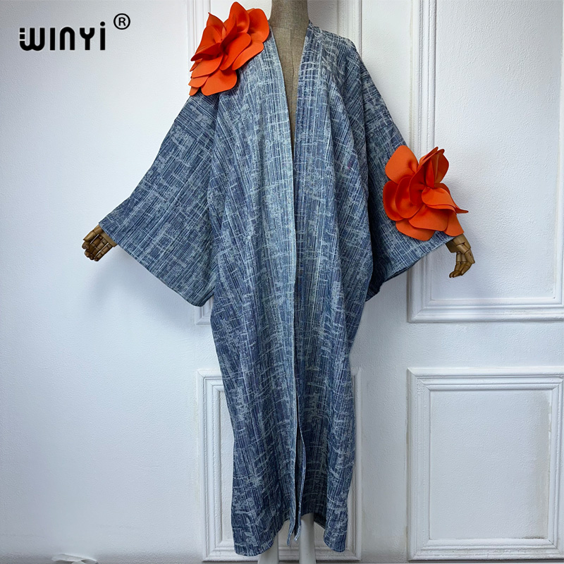 WINYI Kimono passerella modell - Patchwork Jean Jacket recensione e prezzo