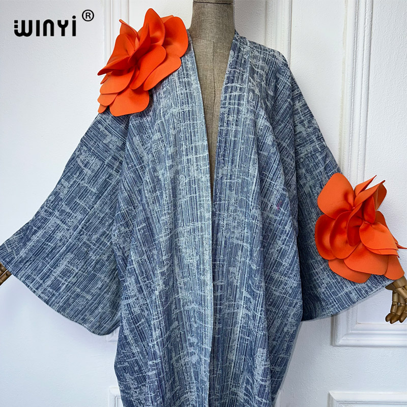 WINYI Kimono passerella modell - Patchwork Jean Jacket recensione e prezzo