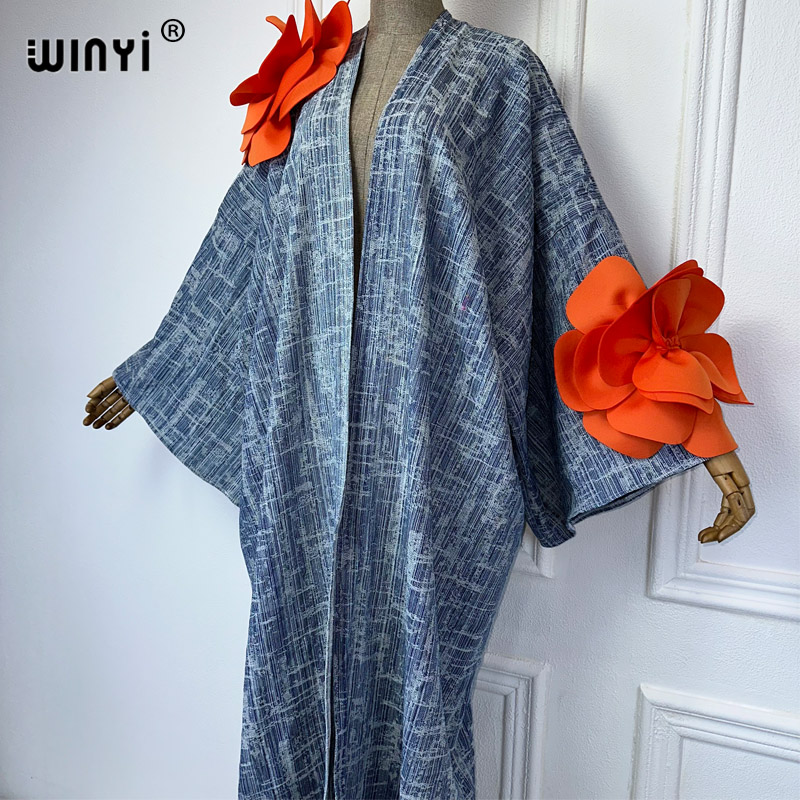 WINYI Kimono passerella modell - Patchwork Jean Jacket recensione e prezzo