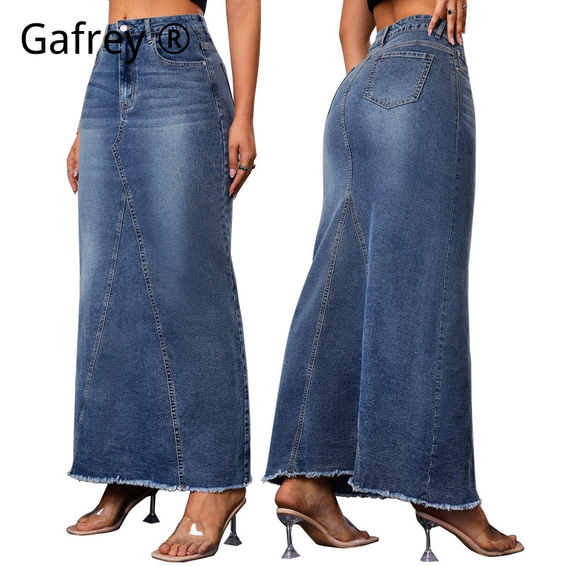 Gonna midi in denim da donna a - Vintage Fashion Jeans recensione e prezzo