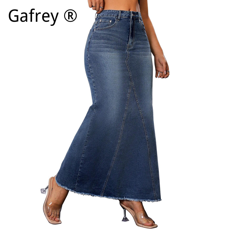 Gonna midi in denim da donna a - Vintage Fashion Jeans recensione e prezzo