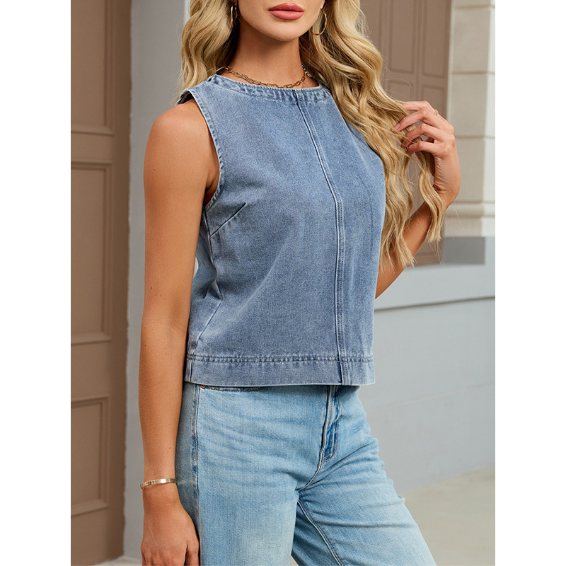 Benuynffy Gilet in denim casua - Vintage Fashion Jeans recensione e prezzo