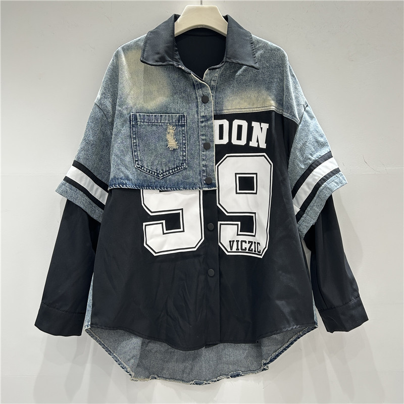 Camicia patchwork in denim da  - Patchwork Jean Jacket recensione e prezzo