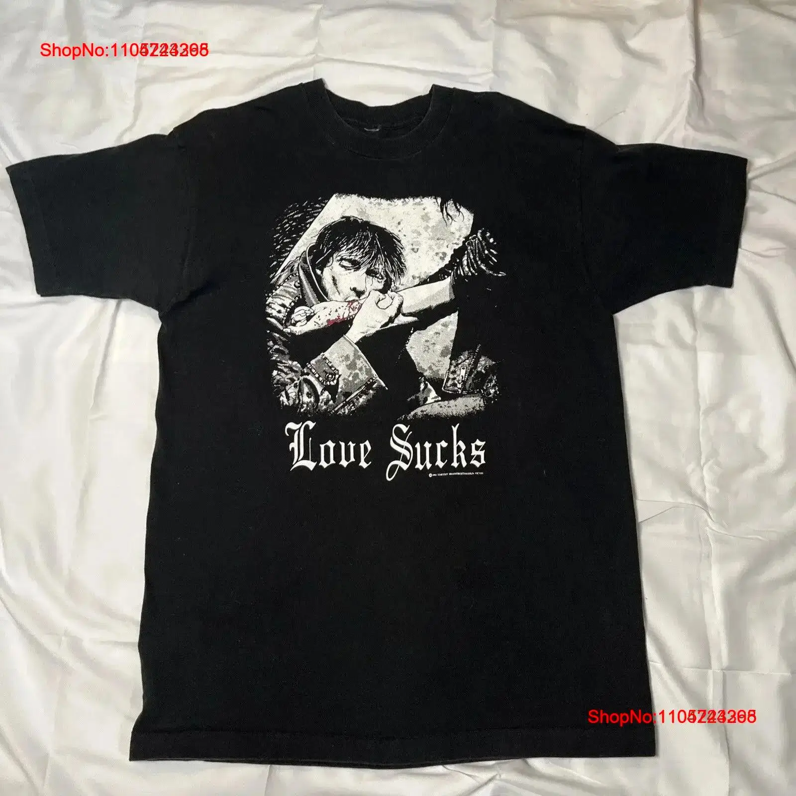 Vintage anni '90 Love Sucks Va - Vintage Fashion Victim Shirt recensione e prezzo