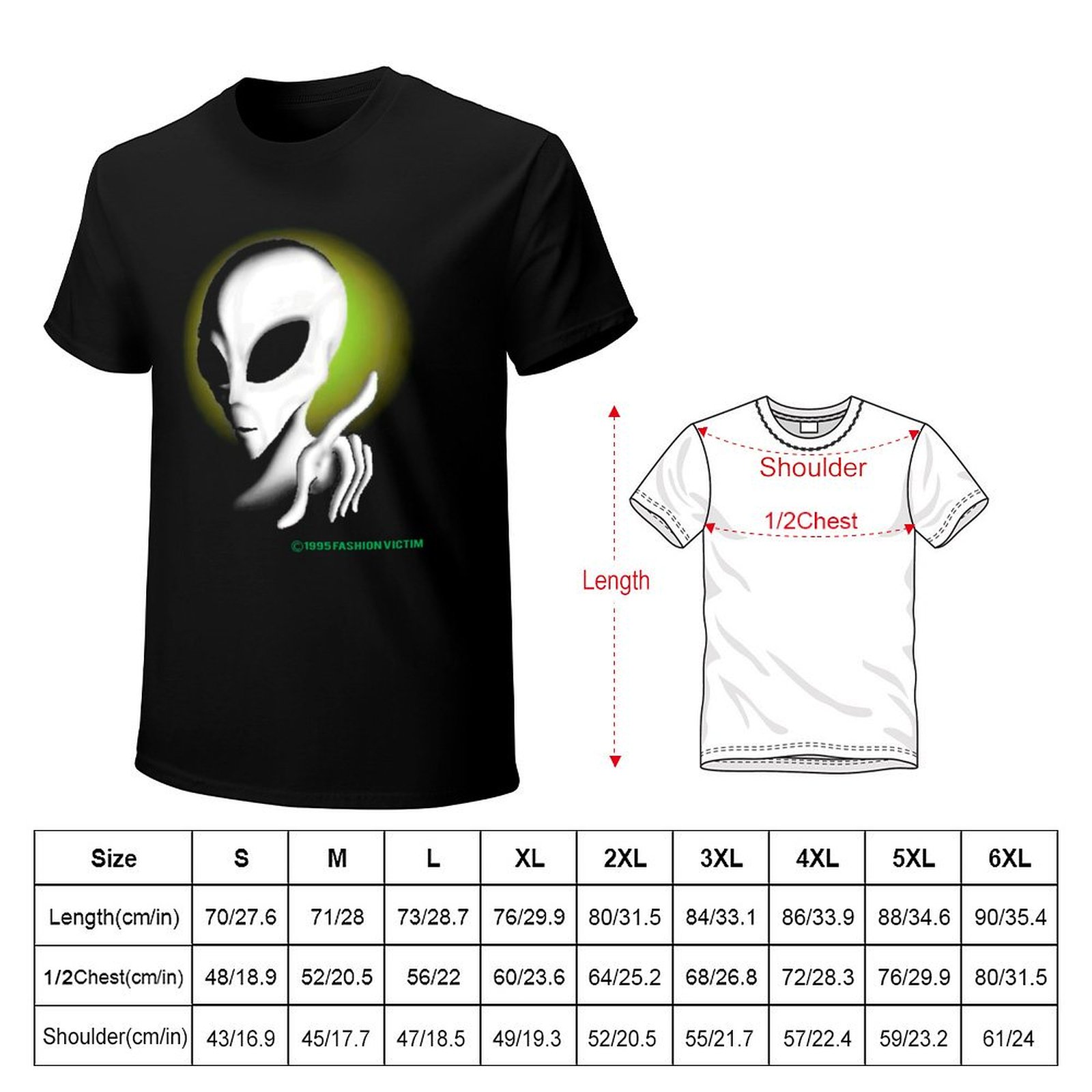 1995 ALIEN T-Shirt Vintage Flu - Vintage Fashion Victim Shirt recensione e prezzo