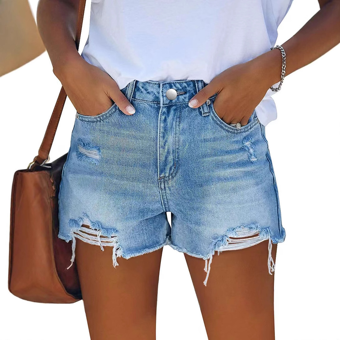 Pantaloncini in Denim Blu Lava - Vintage Fashion Jeans recensione e prezzo