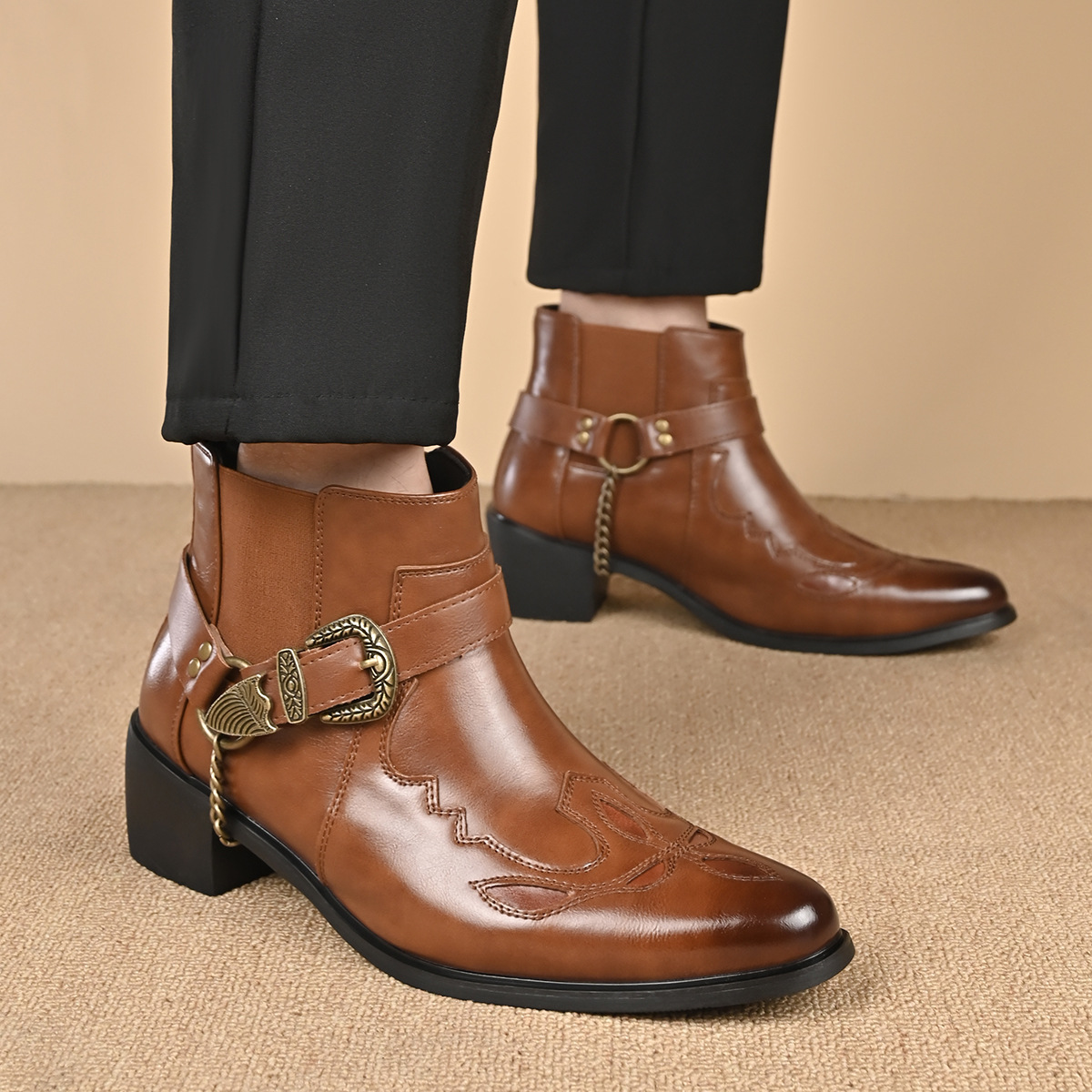 Stivali da Cowboy Vintage da U - Vintage Fashion For Men recensione e prezzo
