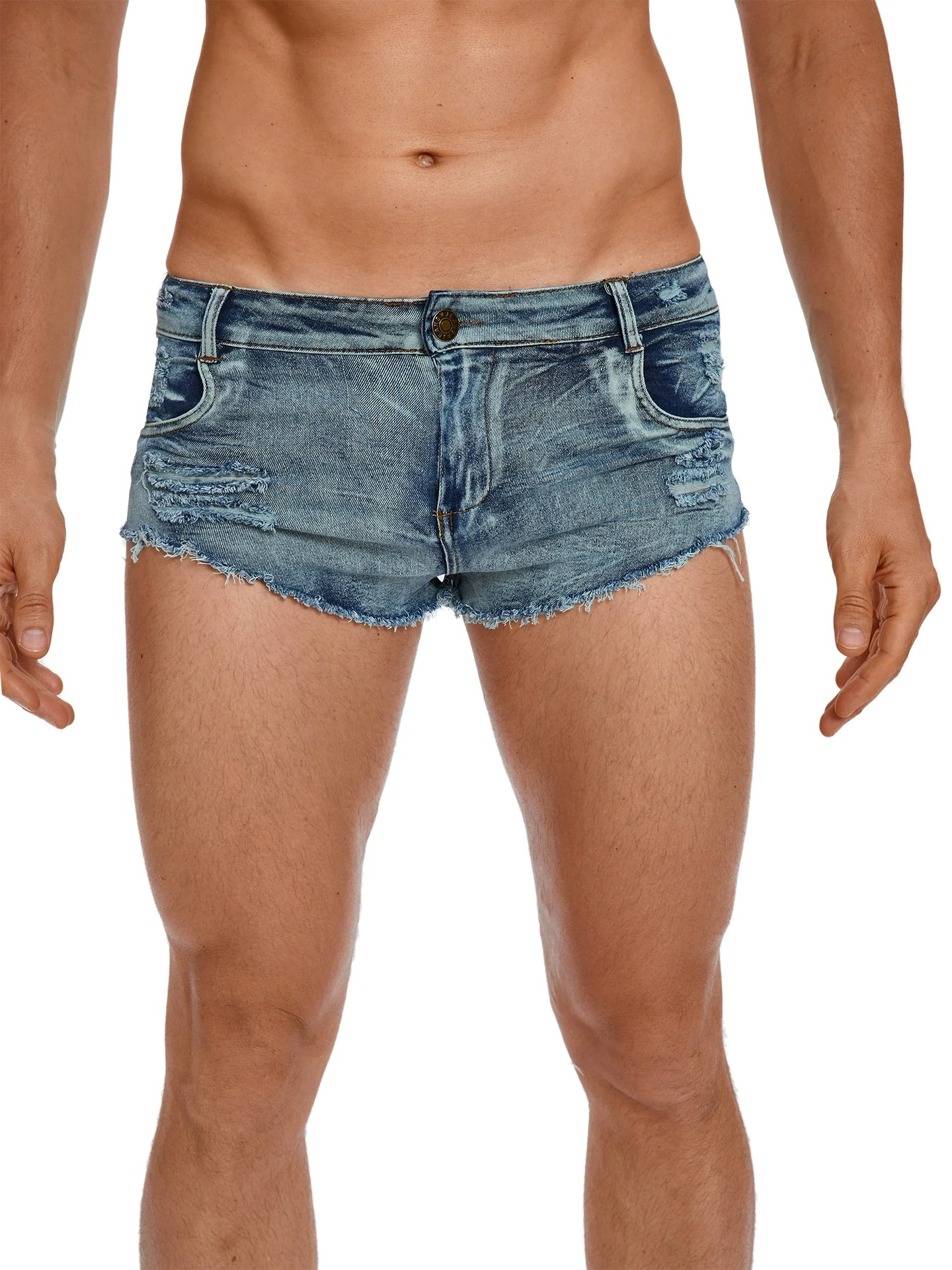 Pantaloncini Jeans da Uomo a V - Vintage Fashion Jeans recensione e prezzo