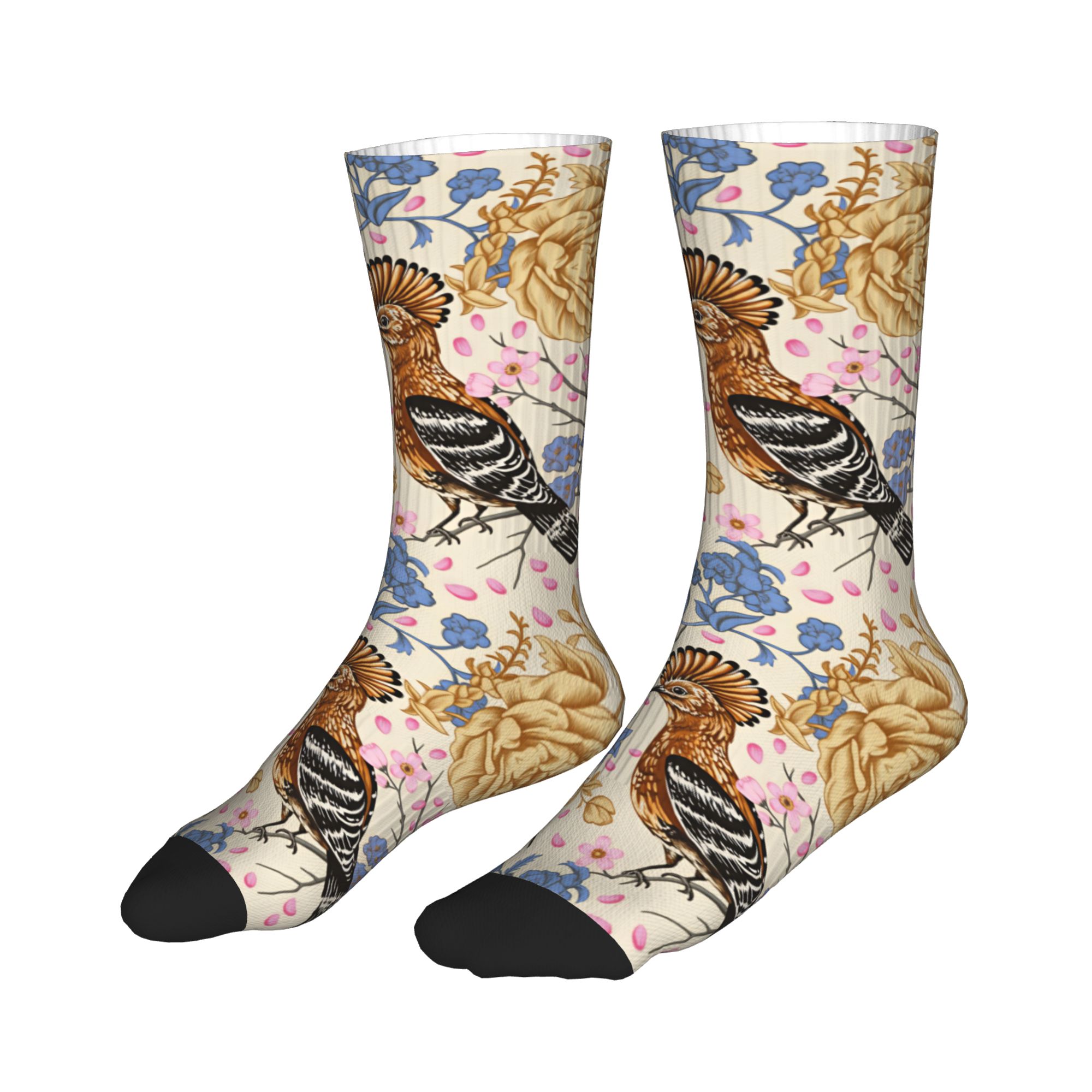 Calzini Hoopoe Bird Blue Peony - Vintage Fashion For Men recensione e prezzo