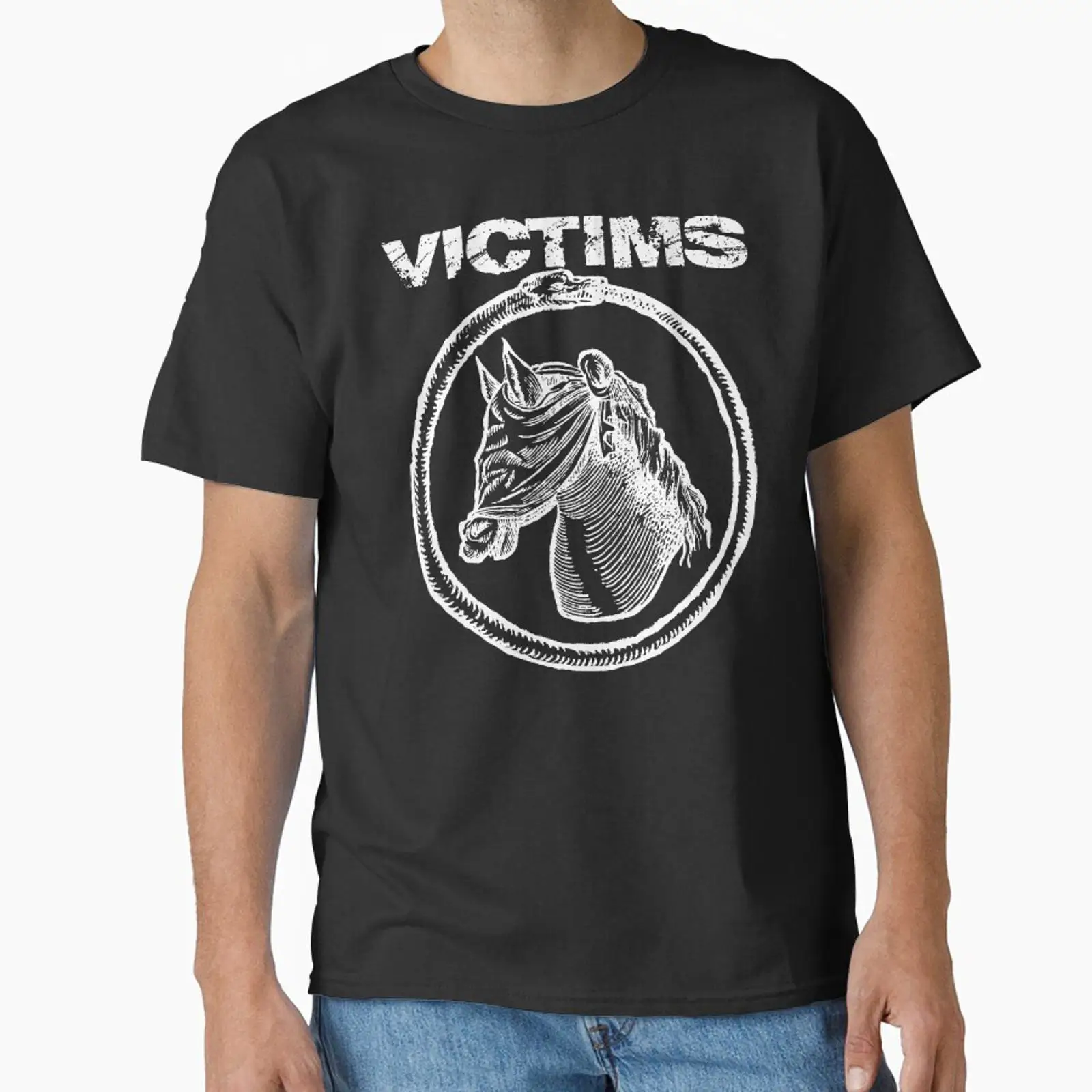 T-shirt classica VICTIMS HORSE - Vintage Fashion Victim Shirt recensione e prezzo