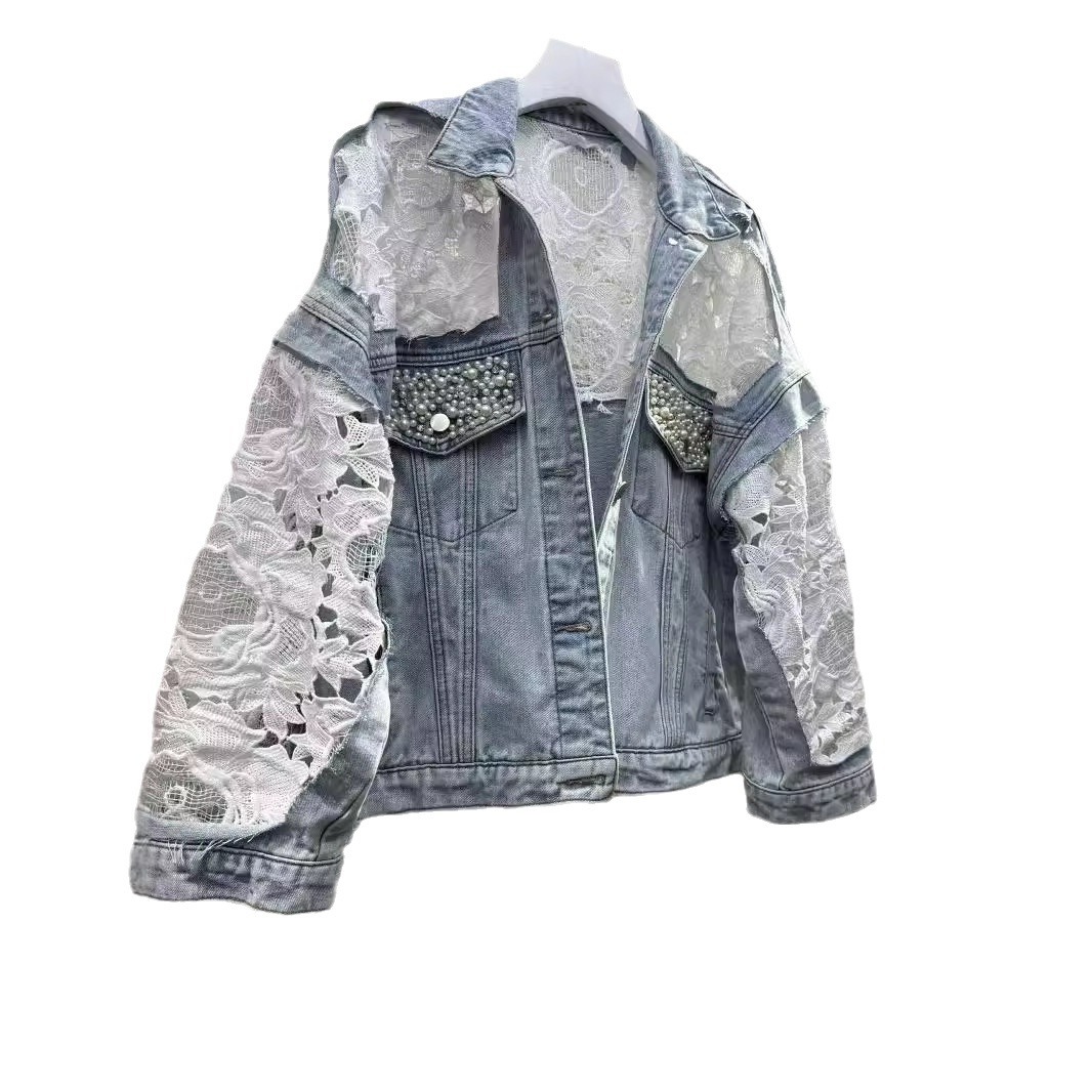 Giacca con ricamo impiombato d - Patchwork Jean Jacket recensione e prezzo